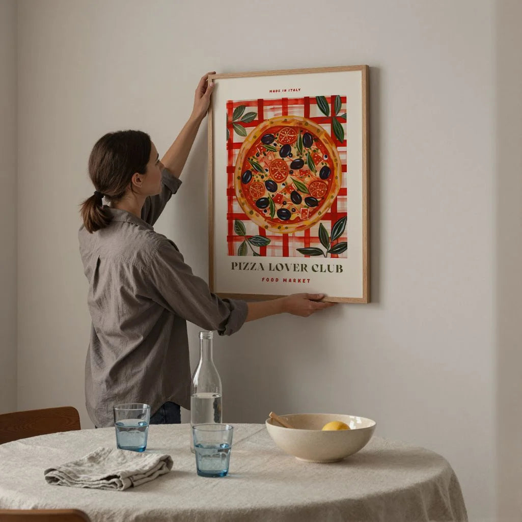 Póster Ilustración Pizza
