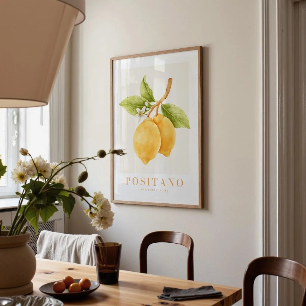 Póster Limones Positano