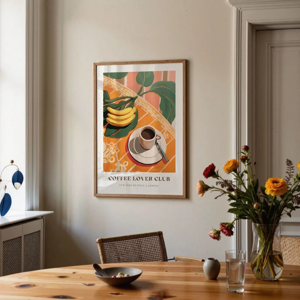 Póster Café Bananas