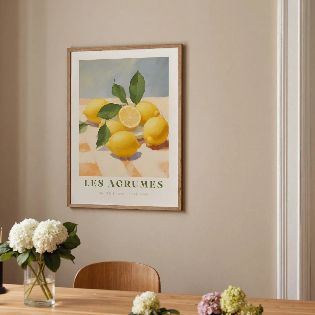 Póster Limones Verde Les Agrumes