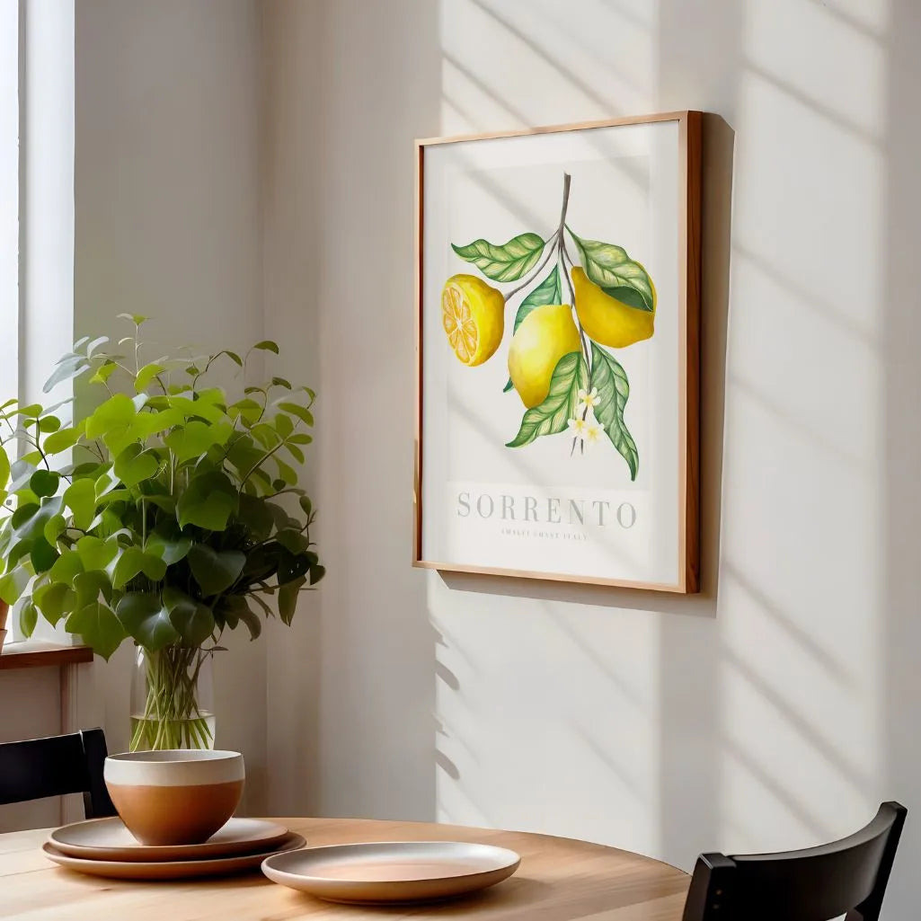Póster Limones Sorrento