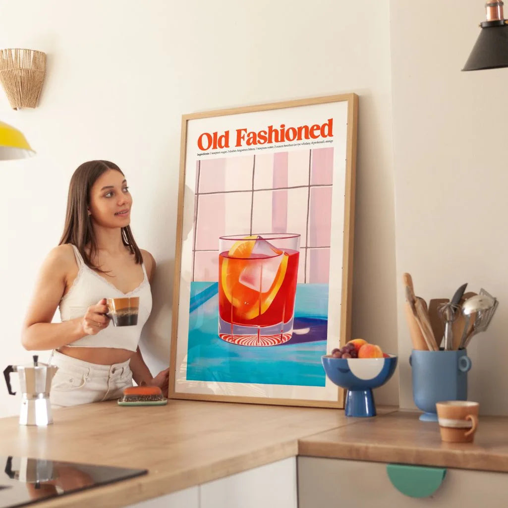 Póster Old Fashioned Sunset