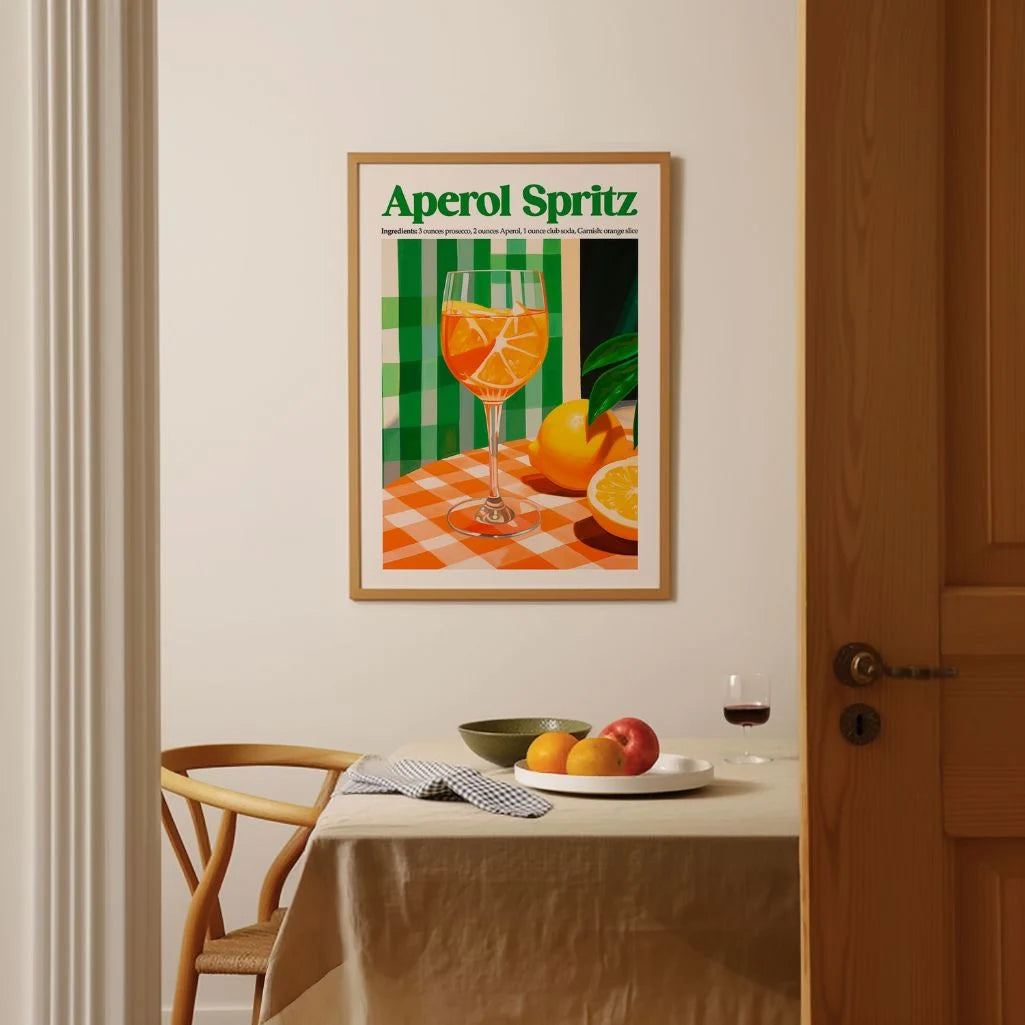 Póster Aperol Spritz Cítricos