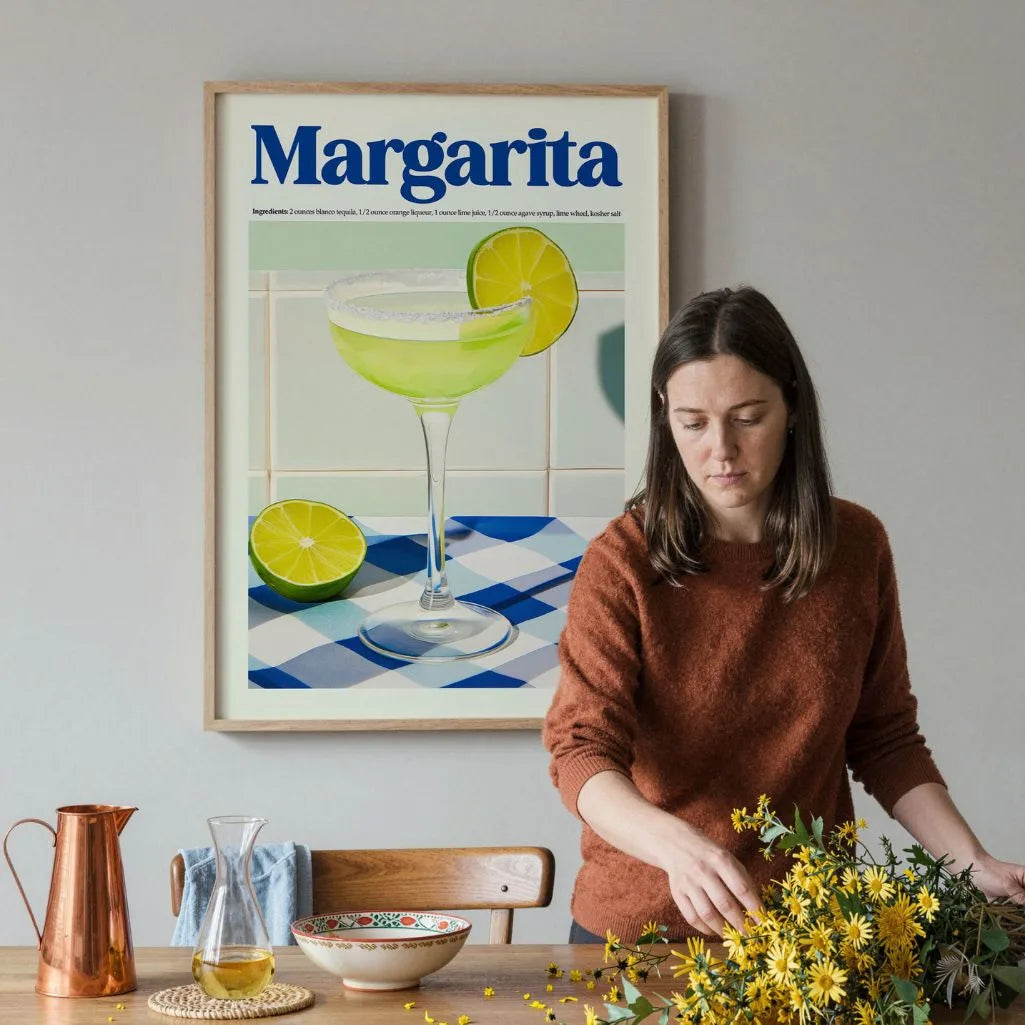 Póster Margarita Verde