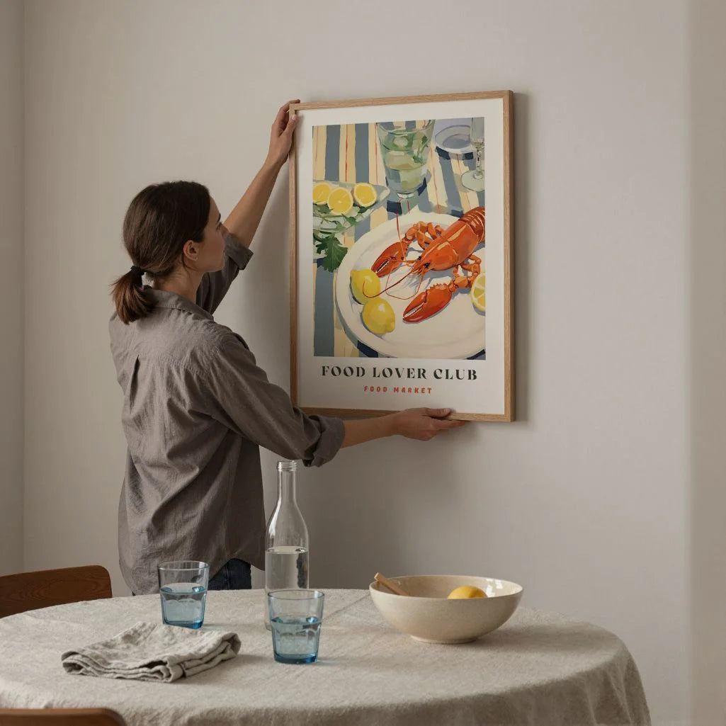 Póster Langosta Y Limones