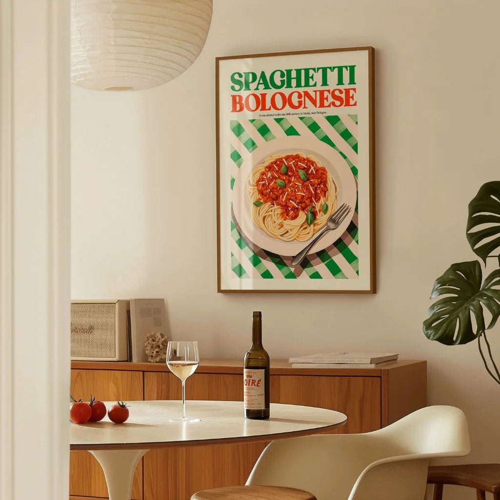 Póster Espaguetis A La Boloñesa