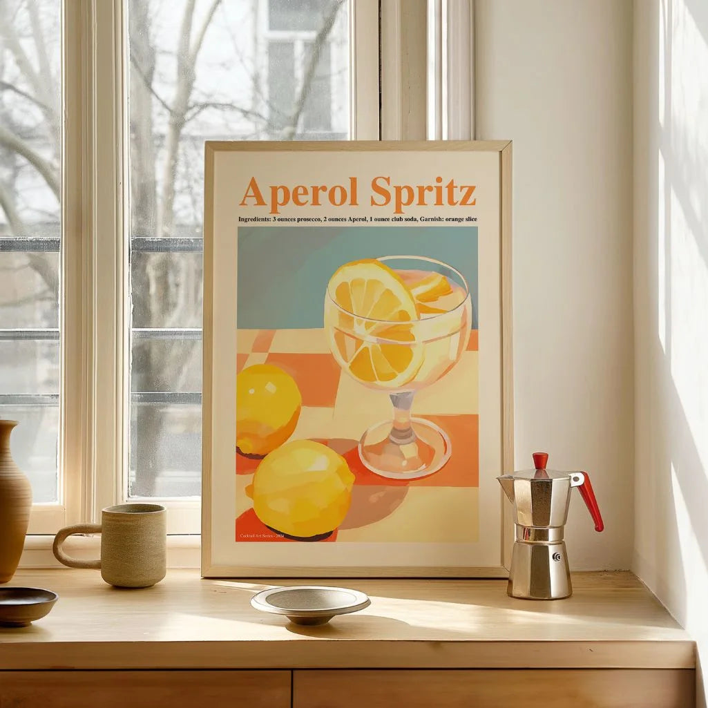 Póster Aperol Spritz Limón