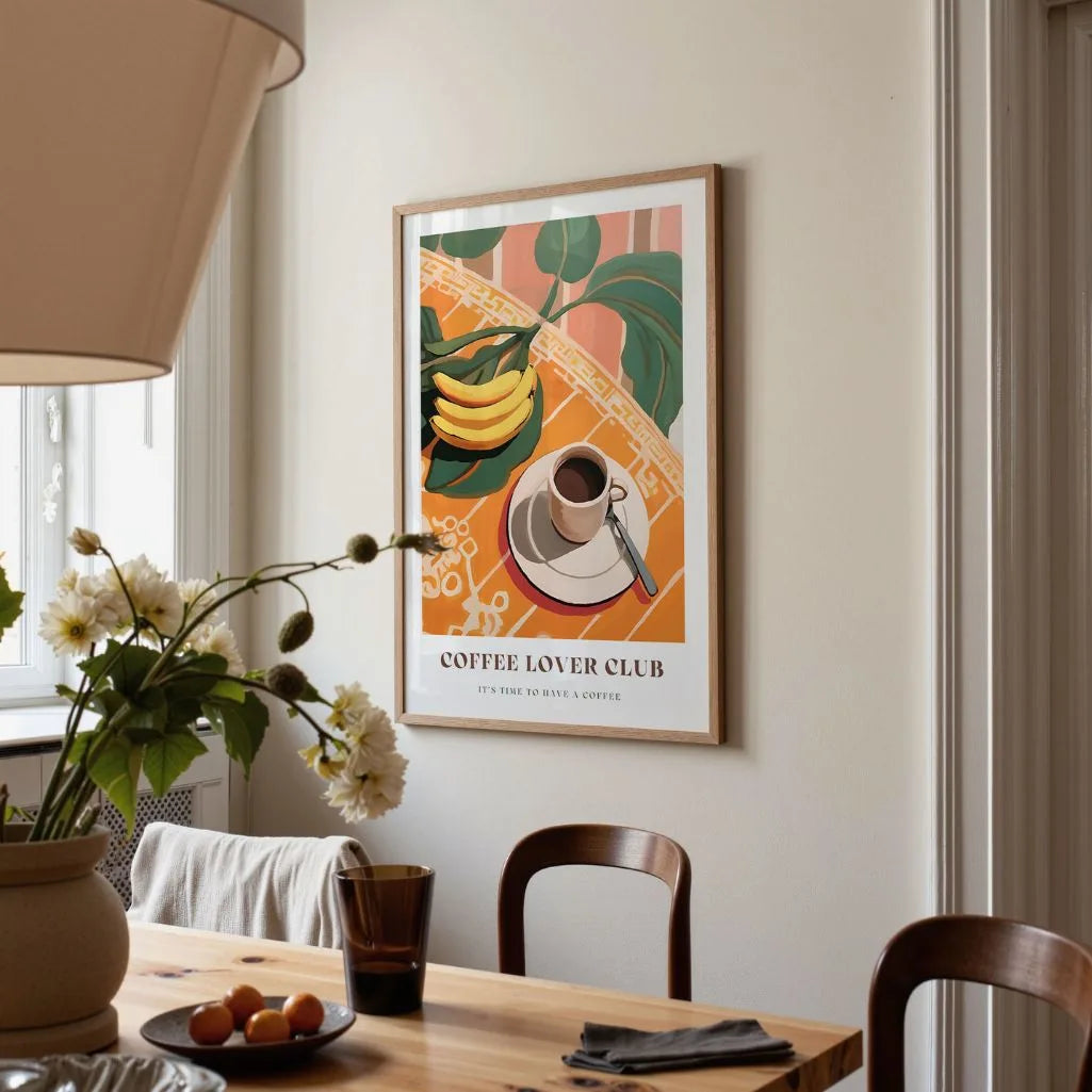 Póster Café Bananas