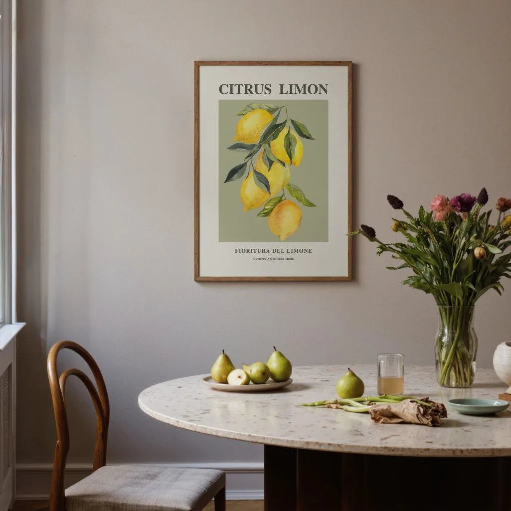 Póster Rama de Limones