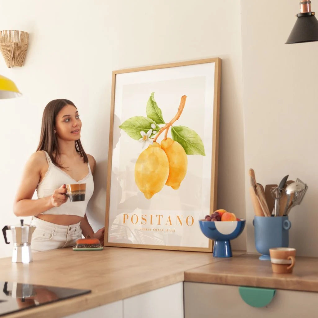 Póster Limones Positano
