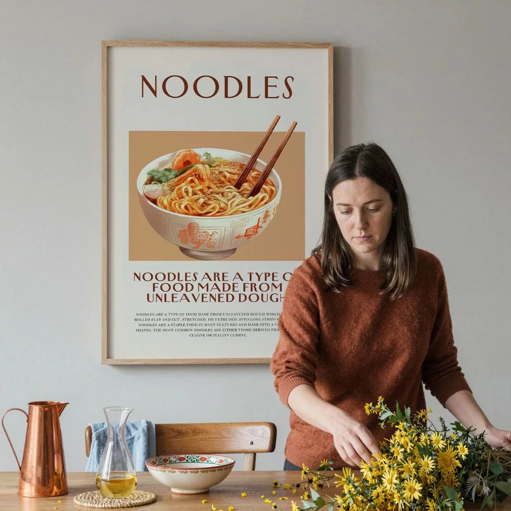 Póster Ramen Japonés