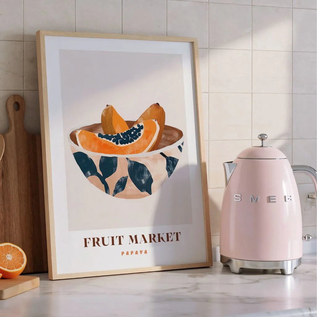 Póster Ilustración Papaya 