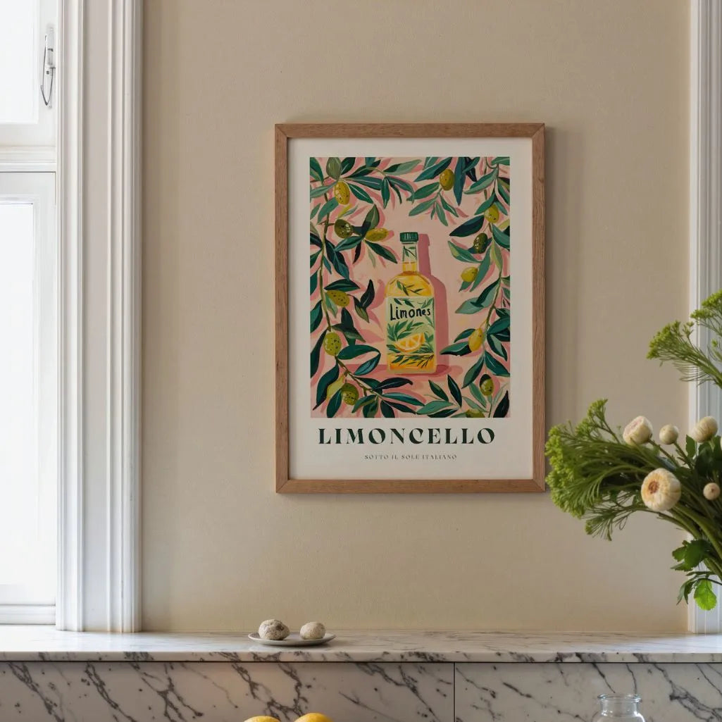 Póster Ilustración Limoncello