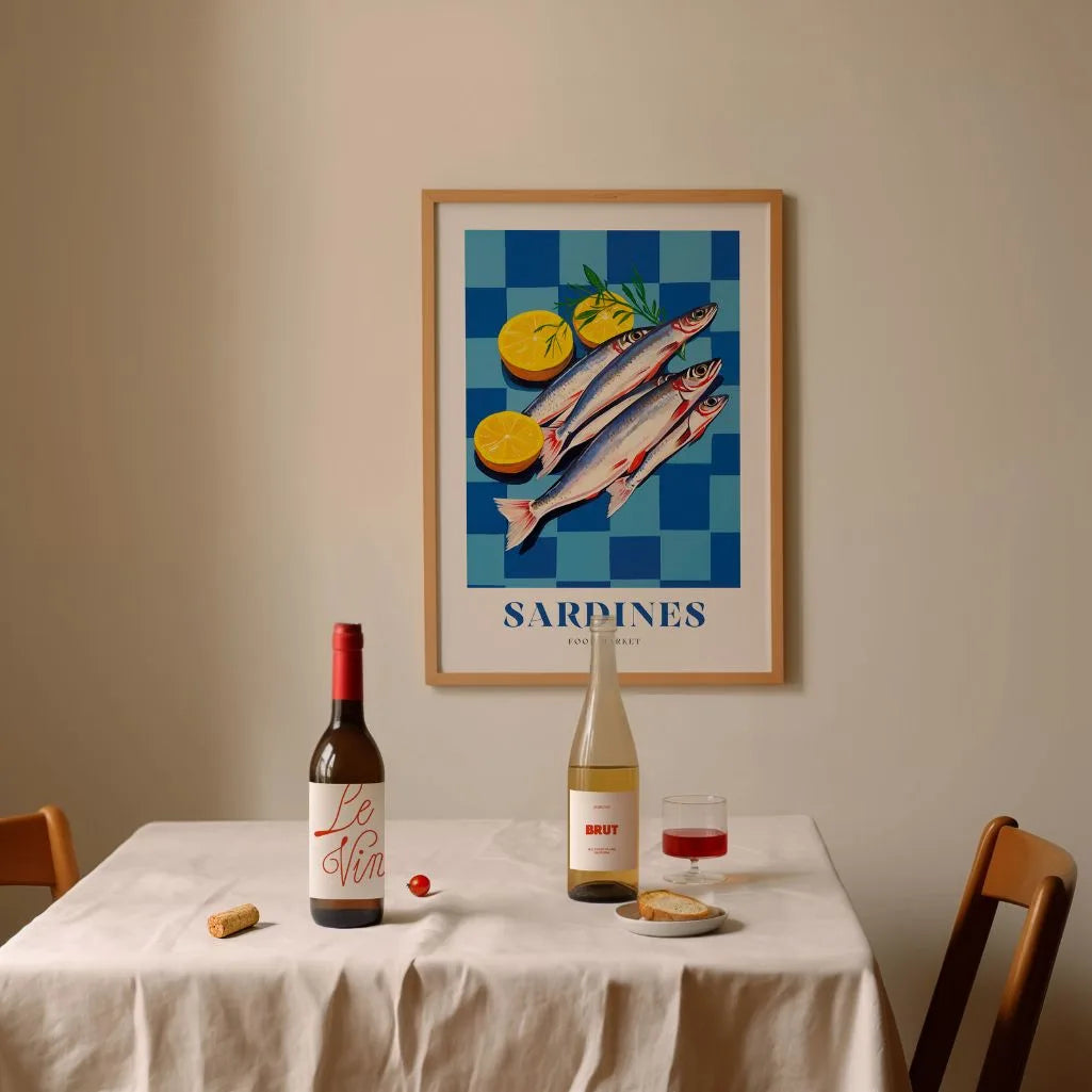 Póster Sardinas