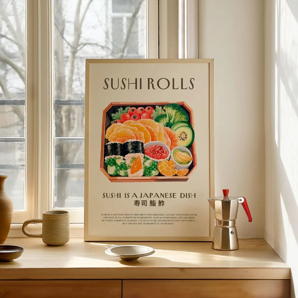 Póster Surtido De Sushi