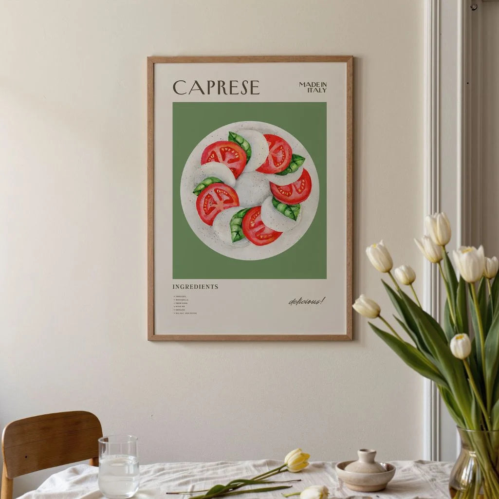 Póster Ensalada Caprese