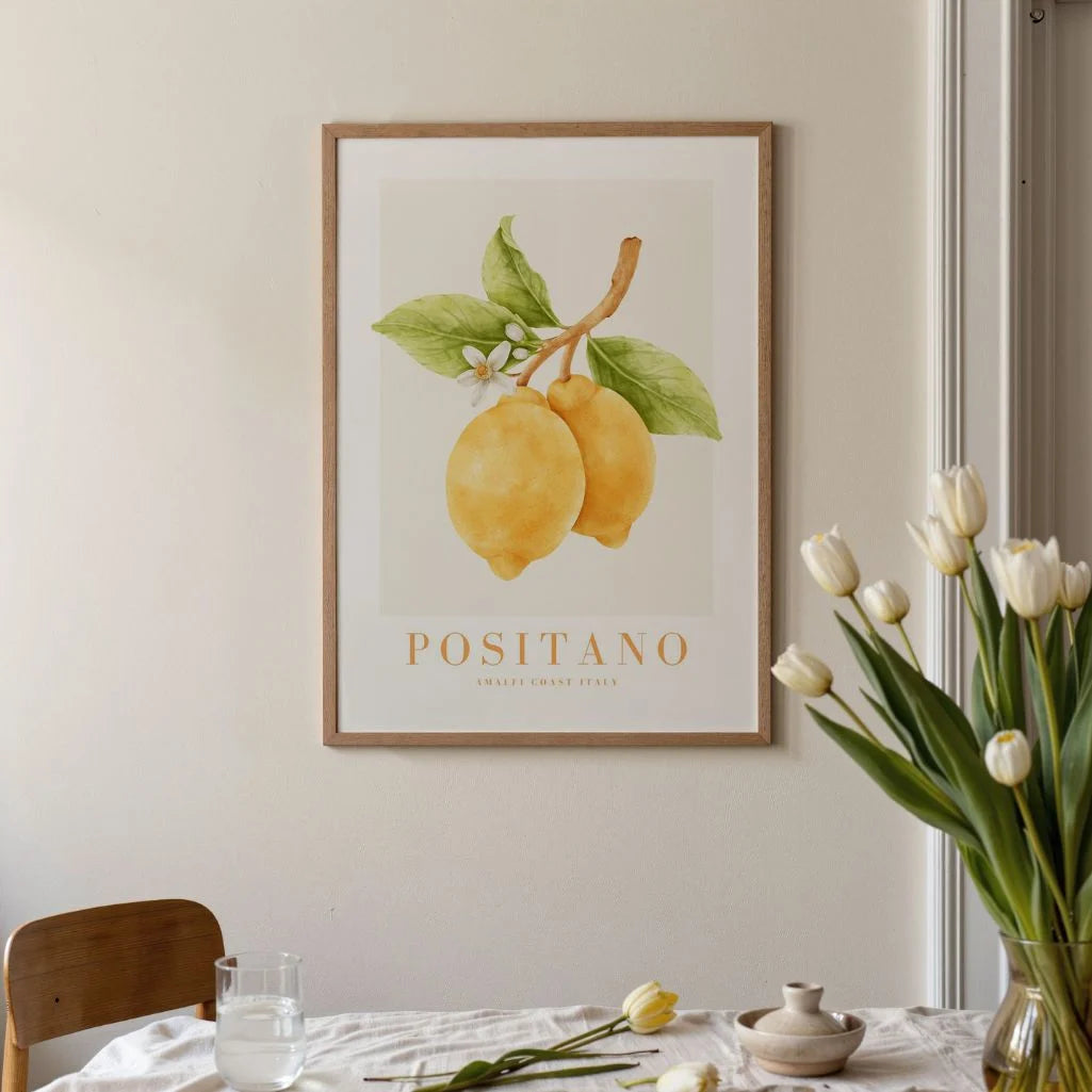 Póster Limones Positano