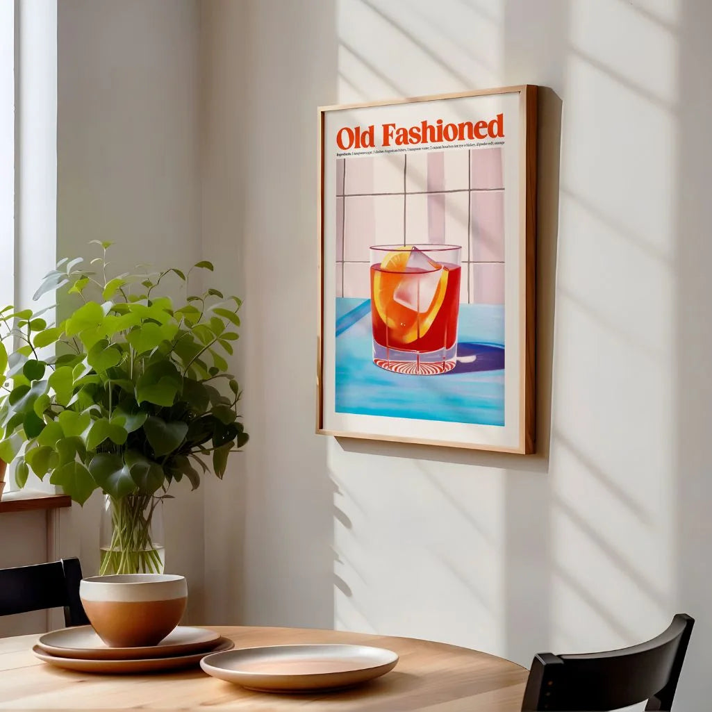 Póster Old Fashioned Sunset