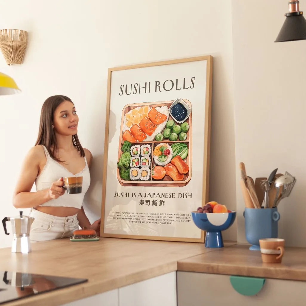 Póster Bento Sushi