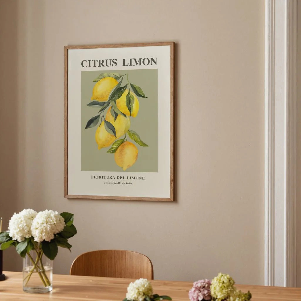 Póster Rama de Limones
