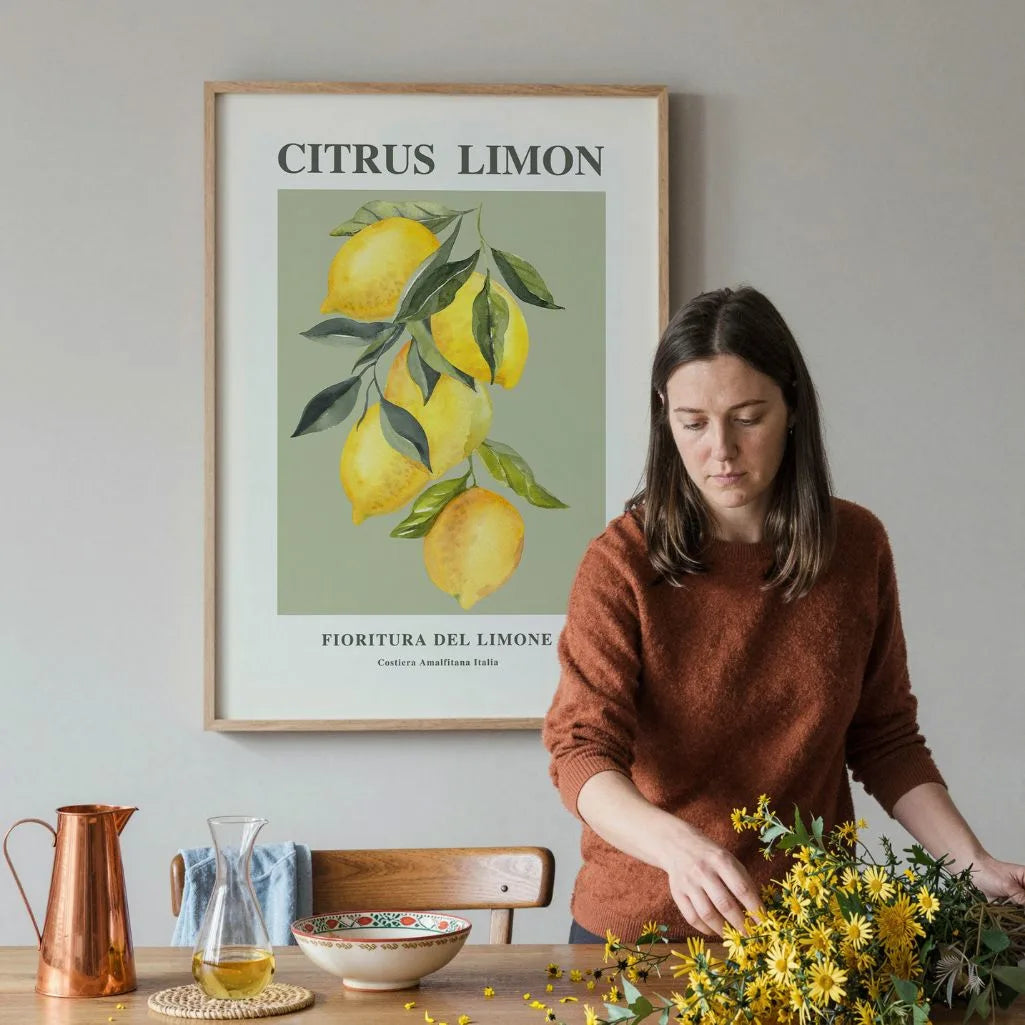 Póster Rama de Limones