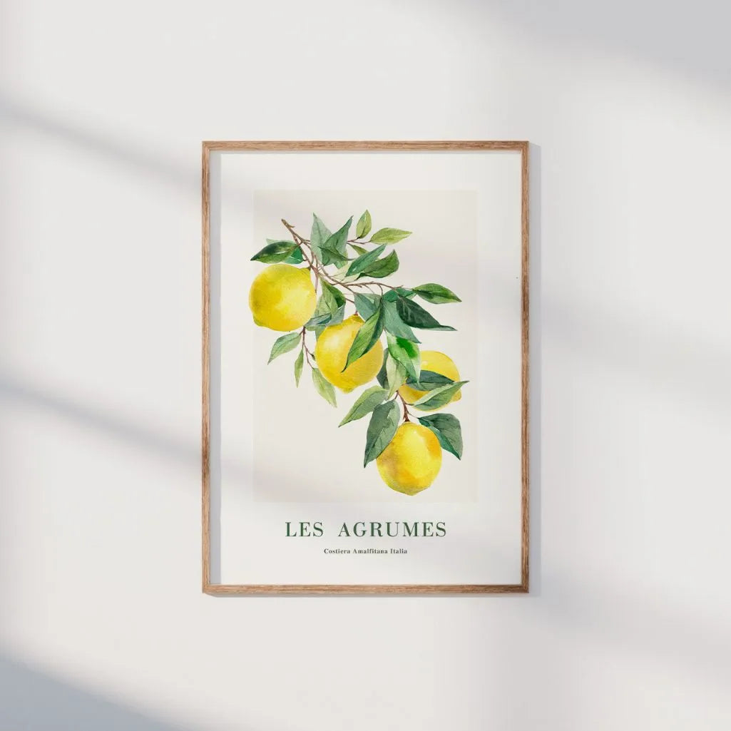 Póster Limones Amalfi 