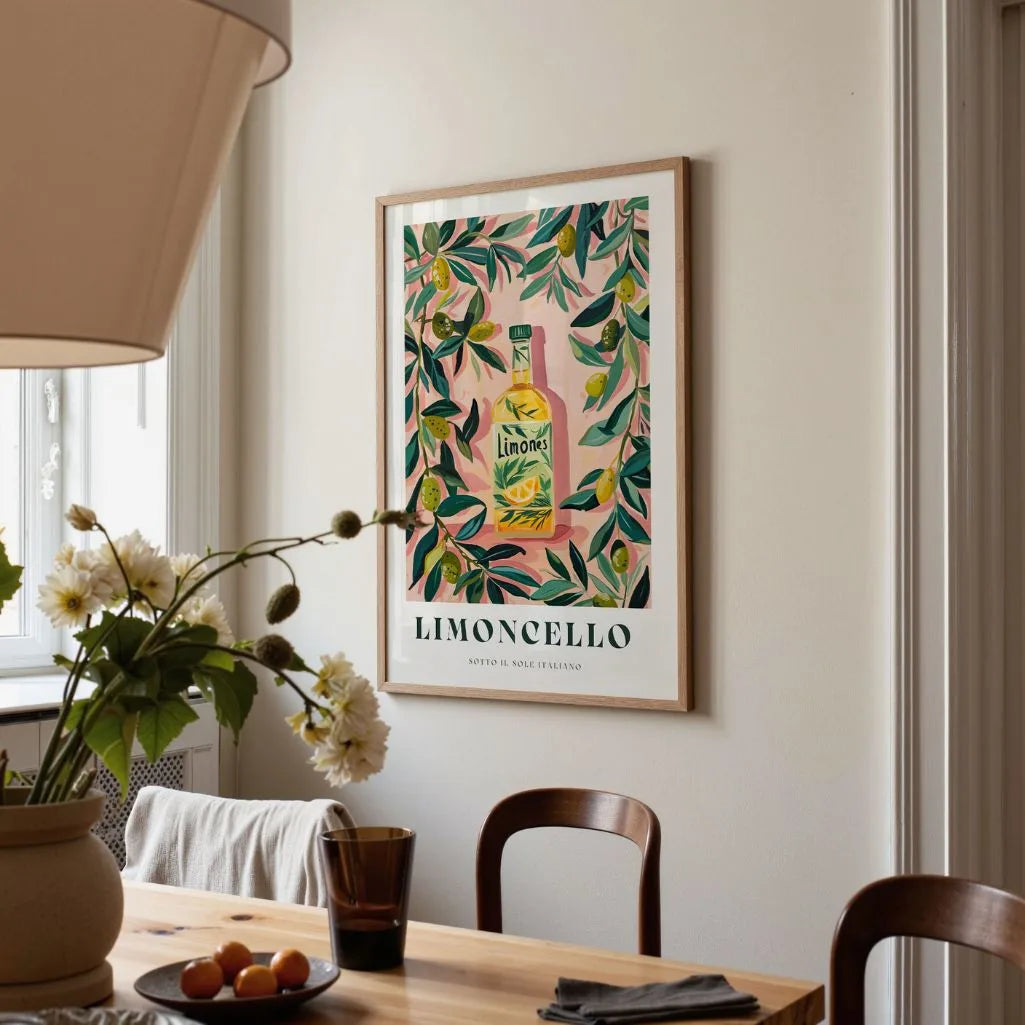 Póster Ilustración Limoncello