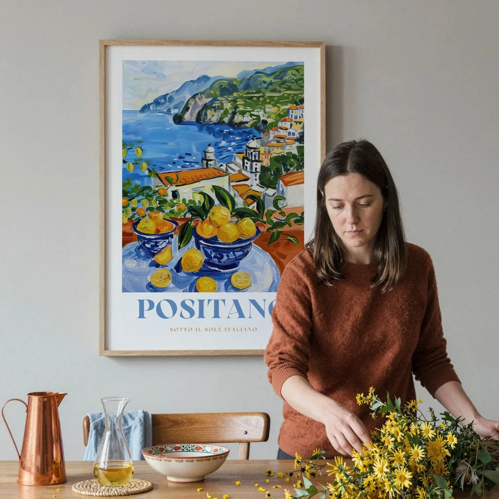 Póster Limones De Positano
