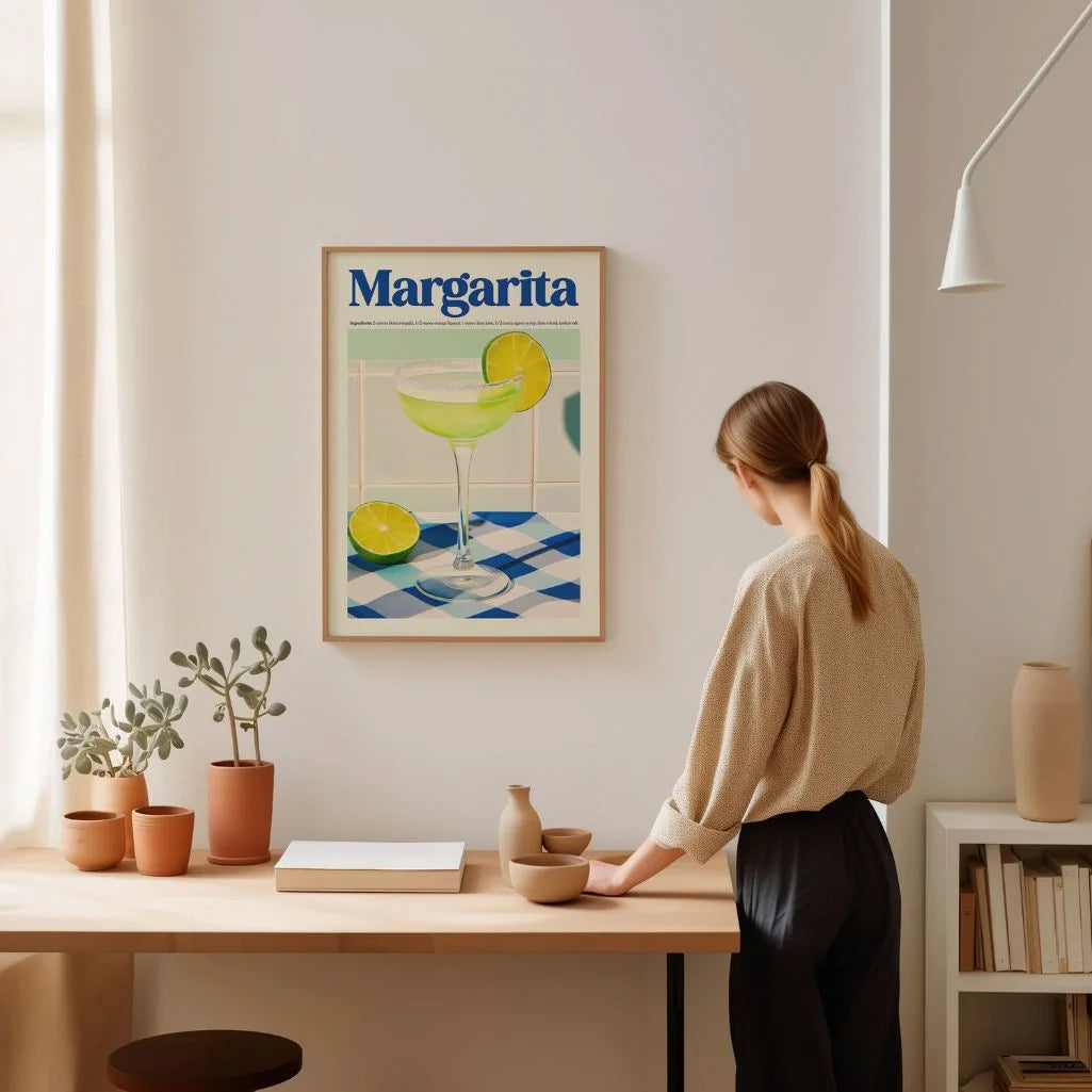Póster Margarita Verde