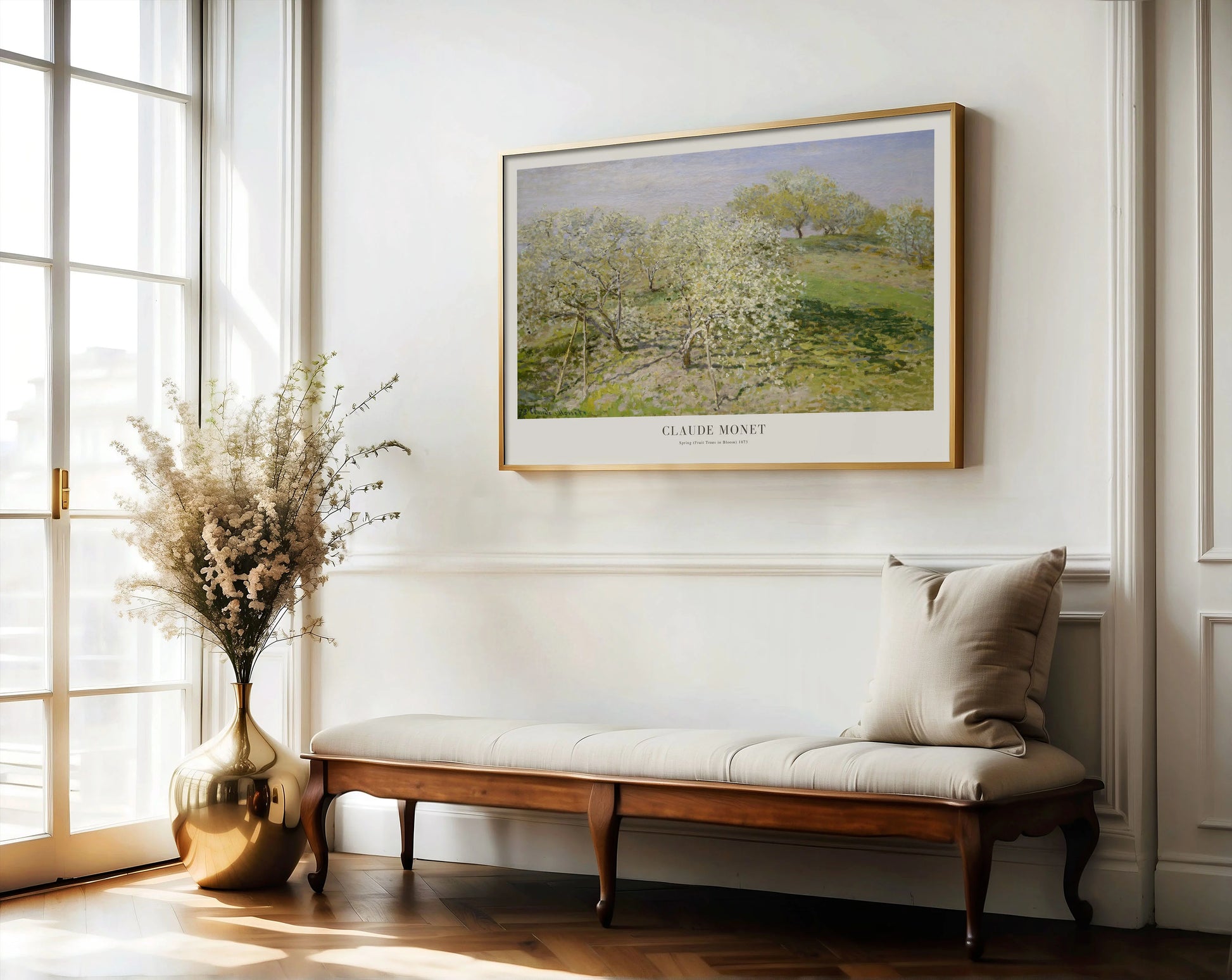 Claude Monet – Primavera (Árboles frutales en flor) Póster