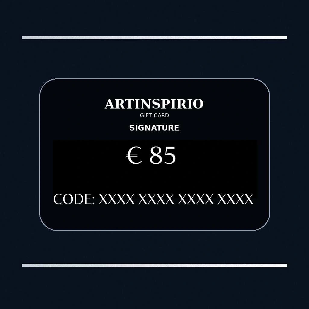 Tarjeta regalo ARTINSPIRIO