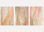 abstract gold texture poster set of 3 blush beige wall art