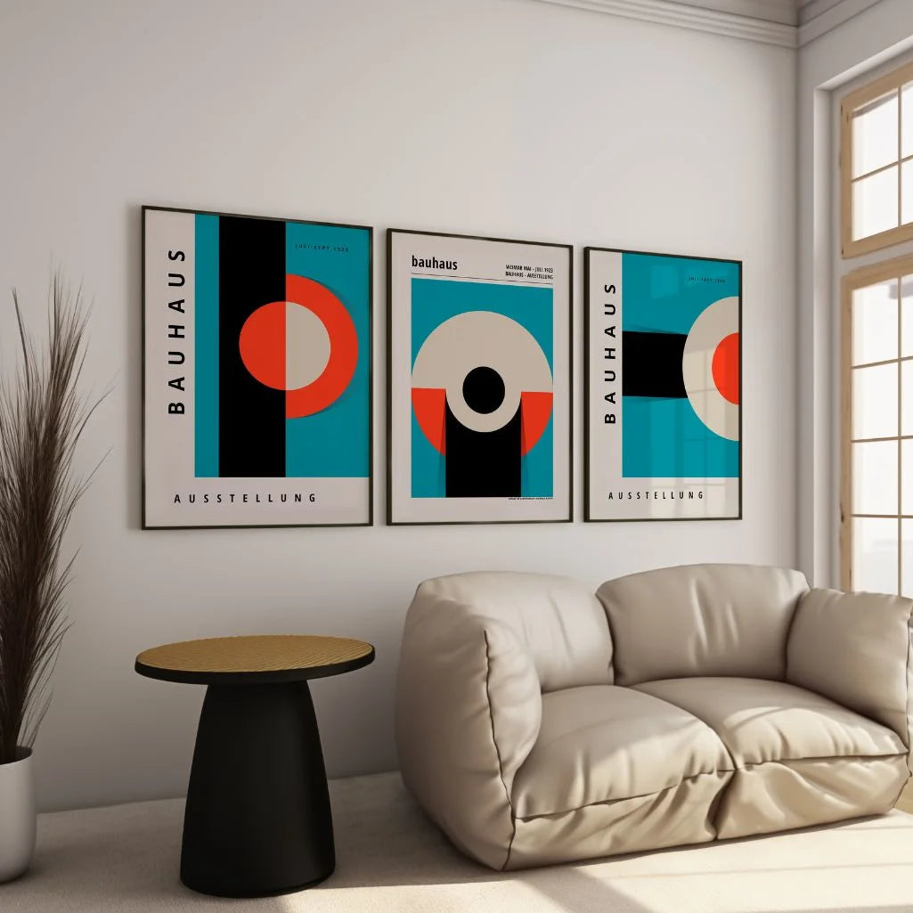 Bauhaus – Set de 3 Pósters