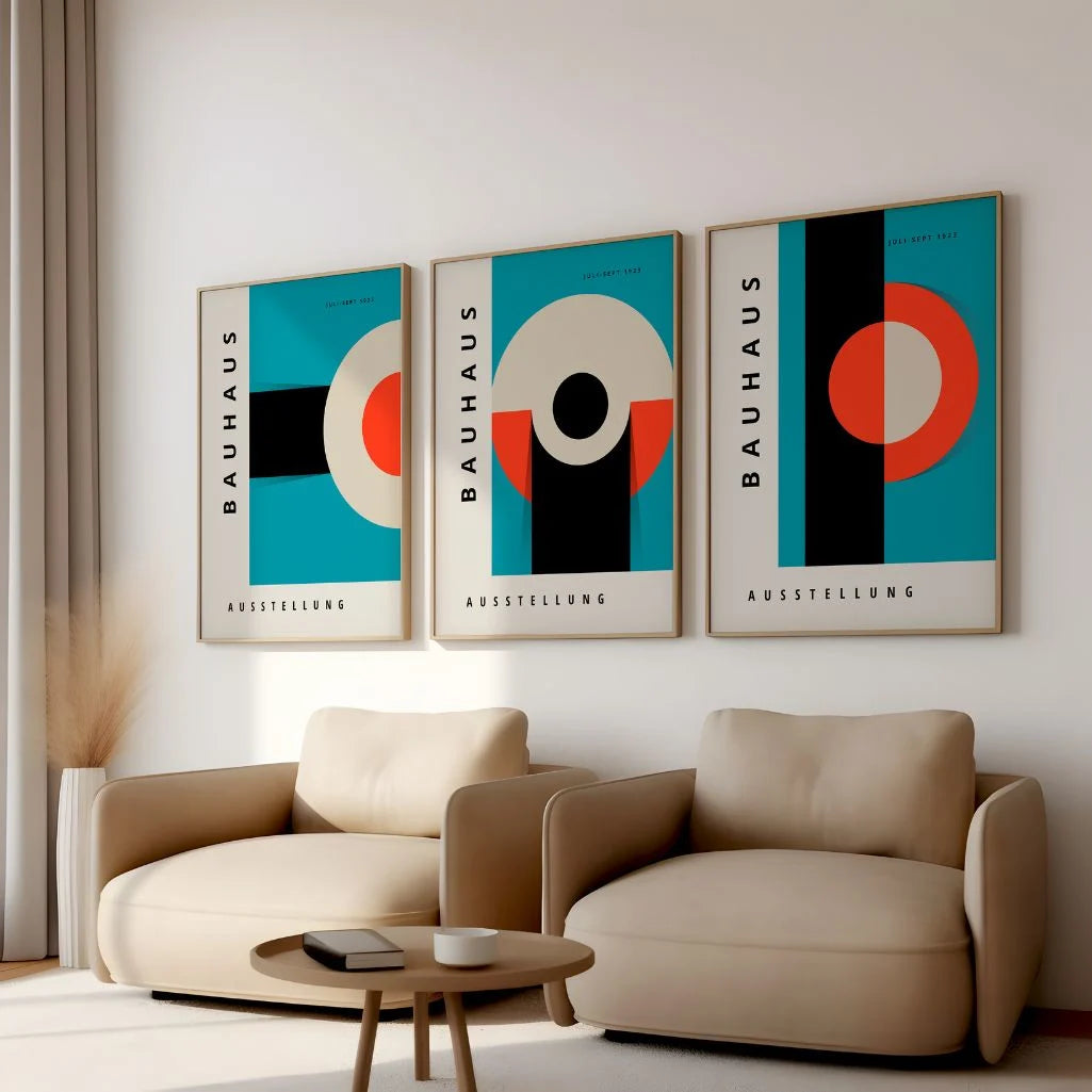 Bauhaus – Set de 3 Pósters