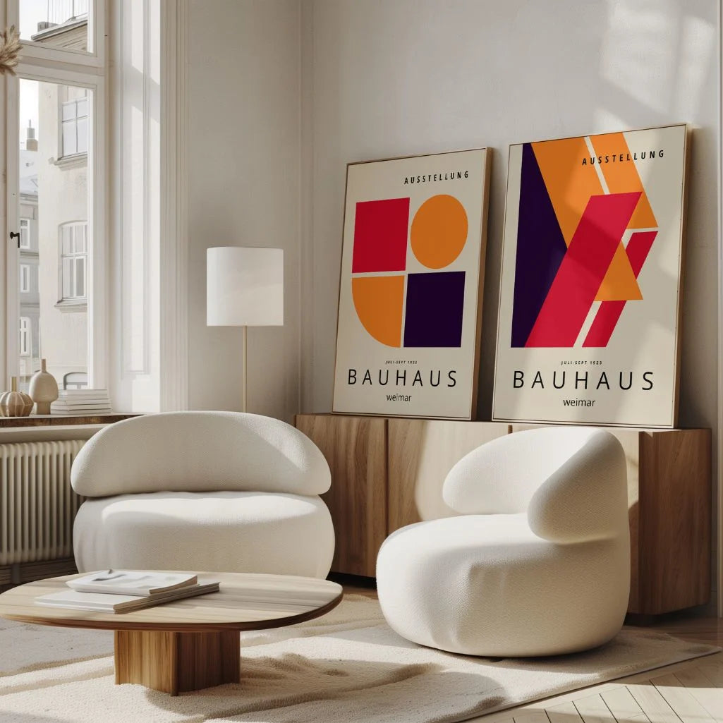 Set de 2 Pósters Bauhaus