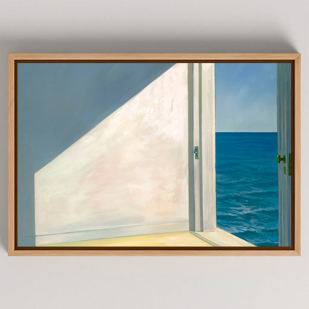 Lienzo enmarcado Habitaciones junto al mar