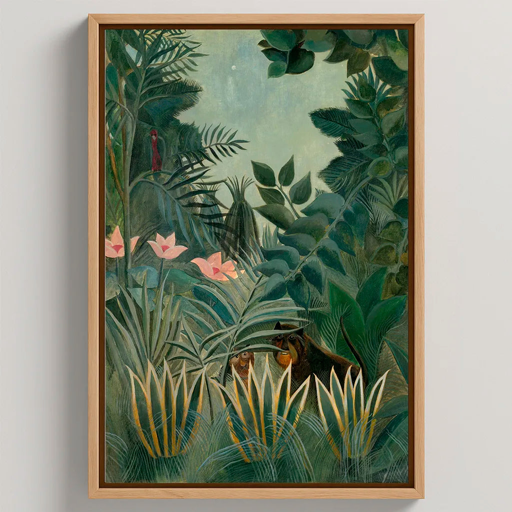Lienzo enmarcado – Jungla ecuatorial