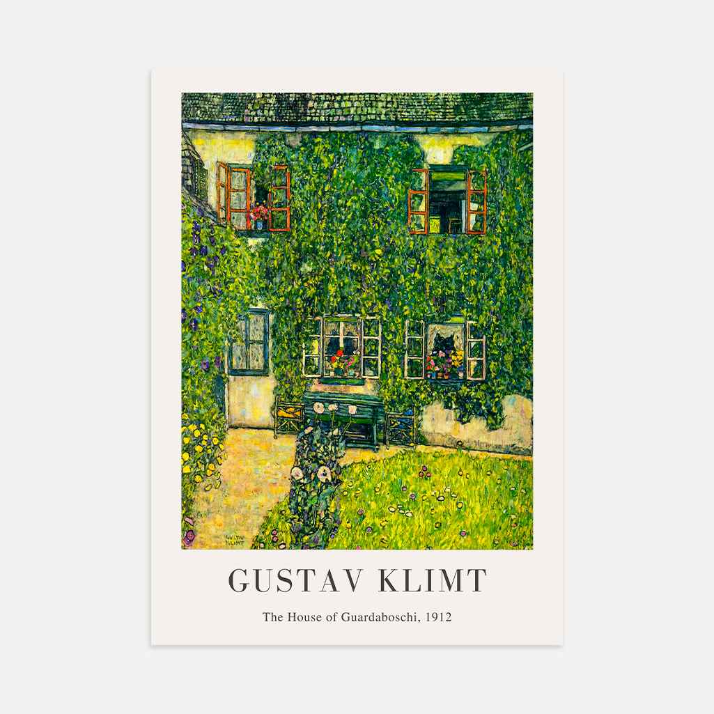 Gustav Klimt Póster – Casa de Guardaboschi