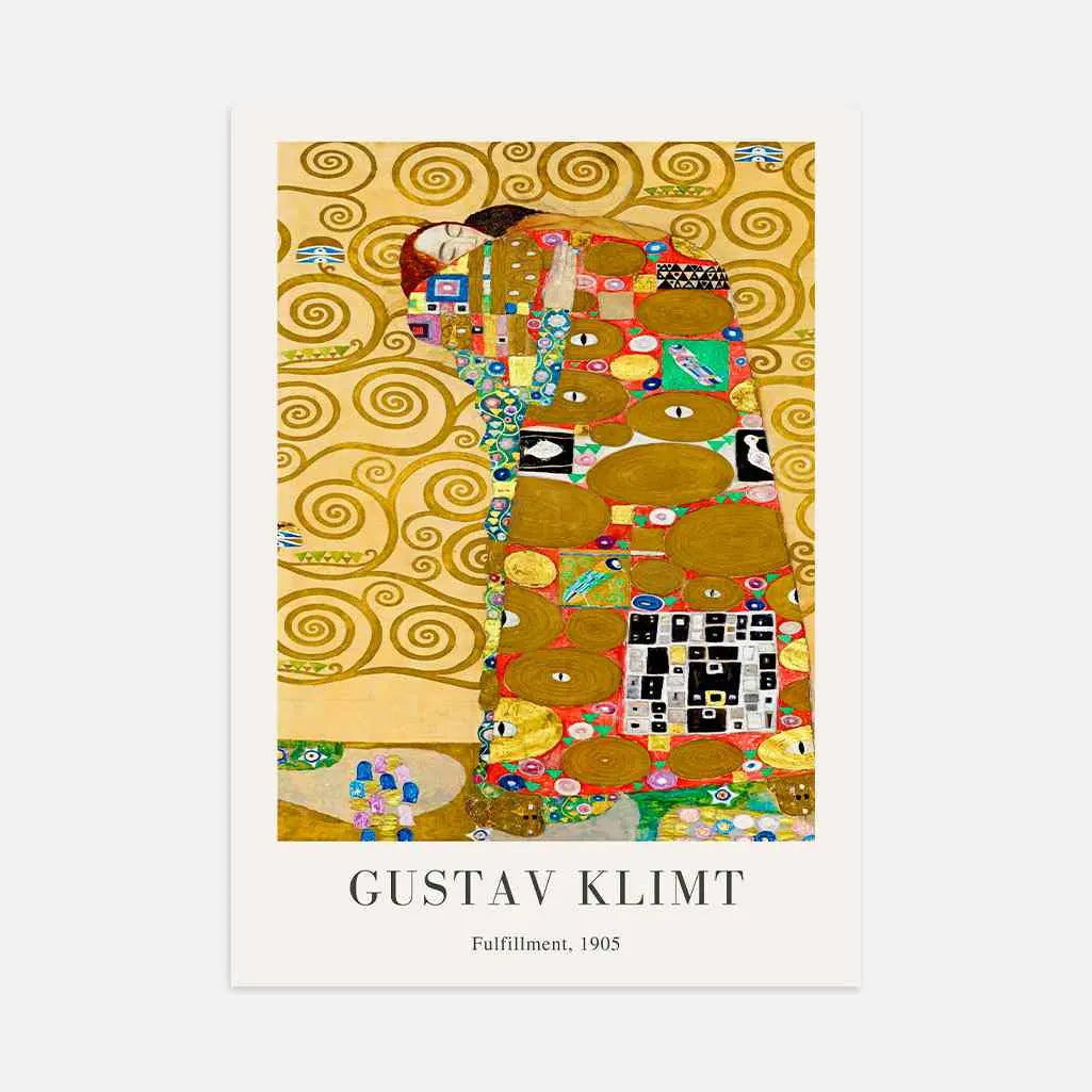 Gustav Klimt Póster – Cumplimiento