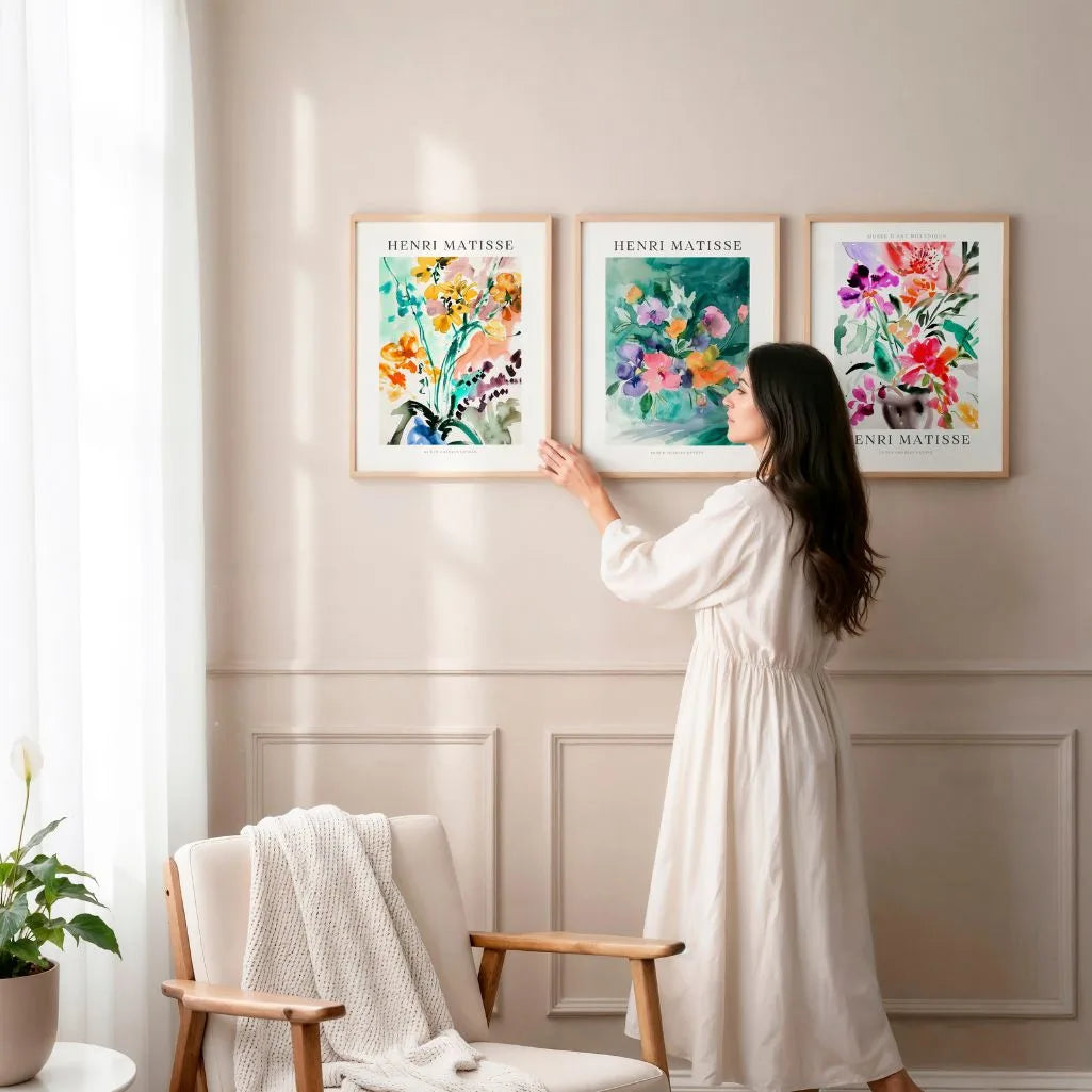 henri matisse colorful posters living room decor