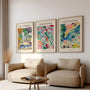 Henri Matisse Fauvism poster set with figure and landscape paintings for stylish wall art