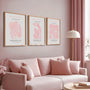 henri matisse floral figure posters pink beige living room wall art