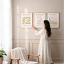 henri matisse poster set of 3 abstract pink beige gallery wall