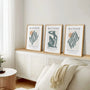 henri matisse blue green terracotta gallery wall set