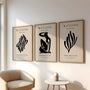 henri matisse black beige posters living room wall decor