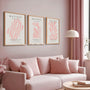 henri matisse abstract figure poster set pink beige living room decor