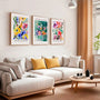 henri matisse poster set of 3 vibrant interior wall art