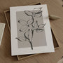 line art branch poster gallery wall botanical set