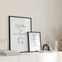 love quote poster living room decor