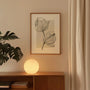 magnolia line art poster bedroom soft neutral decor